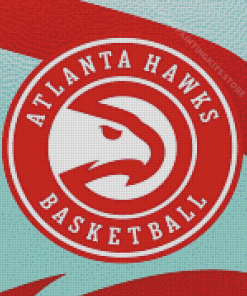 Atlanta Hawks Basketball Logo Diamond Painting