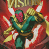 Avengers Vision Poster Diamond Painting