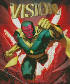 Avengers Vision Poster Diamond Painting
