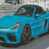 Blue Porsche Boxster Diamond Painting
