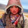 Cute Tibetan Girl Diamond Painting