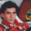 Handsome Ayrton Senna Diamond Painting