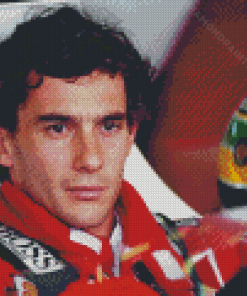 Handsome Ayrton Senna Diamond Painting