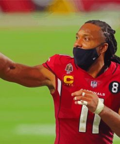 Larry Fitzgerald Wide Receiver Diamond Painting