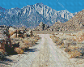 Lone Pine California Desert Diamond Painting