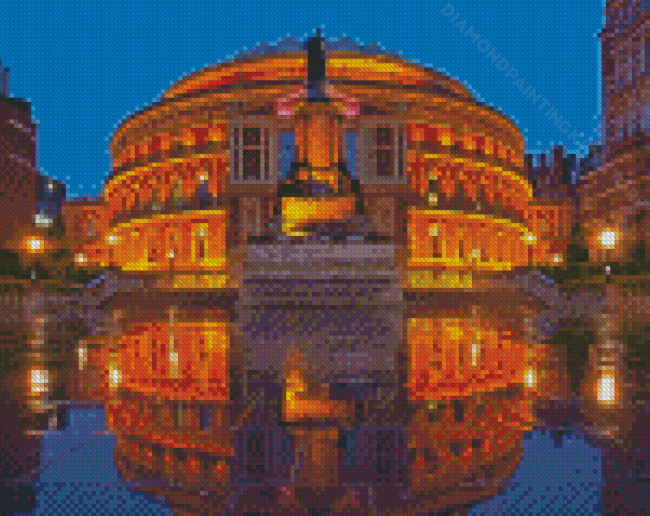 Royal Albert Hall Reflection Diamond Painting