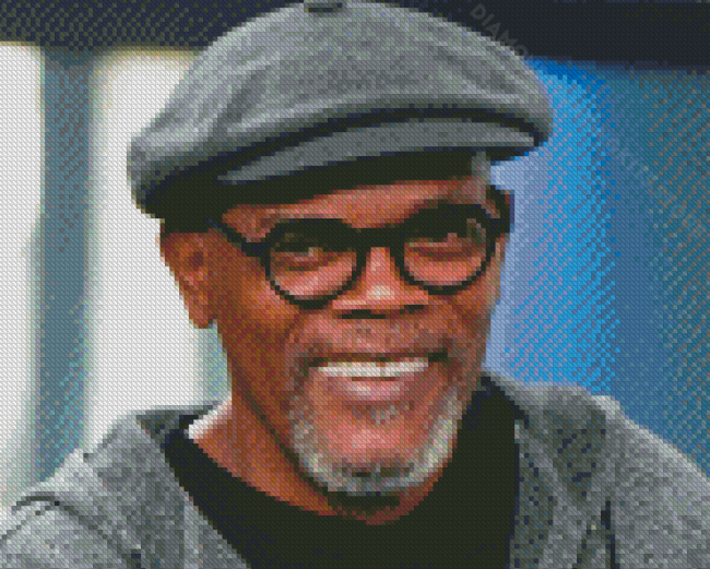 Stylish Samuel L Jackson Diamond Painting