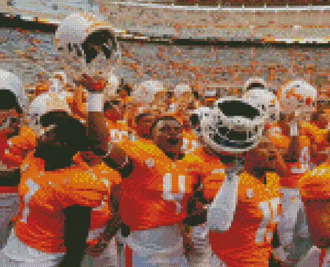 Tennessee Volunteers Football Players Diamond Painting