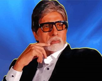 The Actor Amitabh Bachchan Diamond Painting