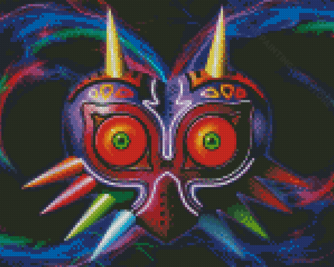 The Legend Of Zelda Majora Mask Diamond Painting