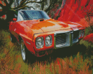 1969 Pontiac Firebird Car Art Diamond Painting