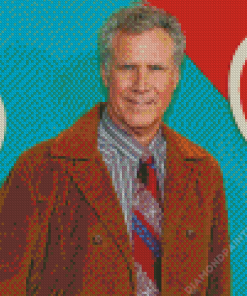 American Actor Will Ferrell Diamond Painting