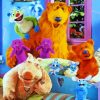 Bear In The Big Blue House Cartoon Diamond Painting