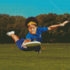 Ultimate Frisbee Player Diamond Painting