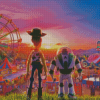 Buzz Lightyear And Woody Back Diamond Painting