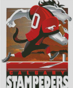 Calgary Stampeders Poster Diamond Painting