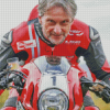 Carl Fogarty Foggy Motorcycle Racer Diamond Painting