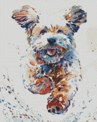 Cockapoodle Dog Art Diamond Painting