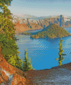 Crater Lake Diamond Painting