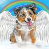 Cute Dog Angel Art Diamond Painting