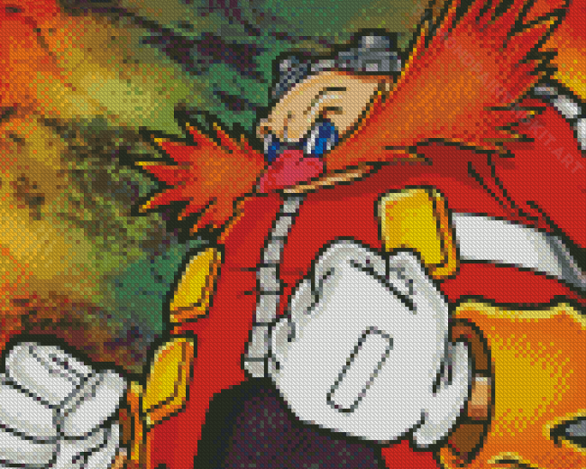 Dr Eggman Art Diamond Painting