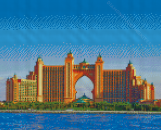 Dubai Hotel Atlantis Diamond Painting