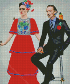 Frida Salvador Dali Art Diamond Painting