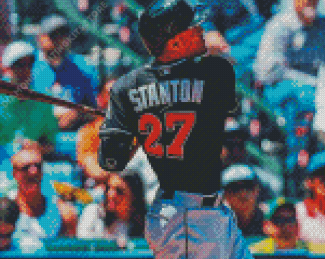 Giancarlo Stanton Baseball Player Diamond Painting