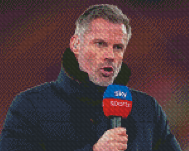 The Commentator Jamie Carragher Diamond Painting