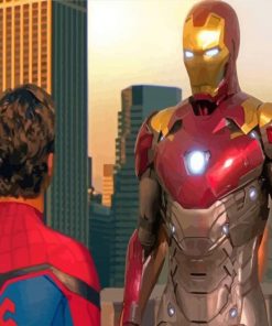 Iron Man And Spiderman Diamond Painting