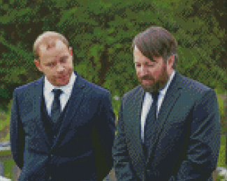 Jeremy And Mark From Peep Show Diamond Painting