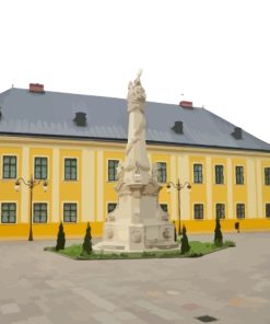 Kalocsa Town Buildings In Hungary Diamond Painting