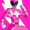 Kimberly Hart Pink Power Rangers Diamond Painting