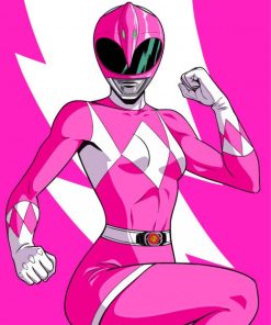 Kimberly Hart Pink Power Rangers Diamond Painting