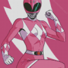 Kimberly Hart Pink Power Rangers Diamond Painting