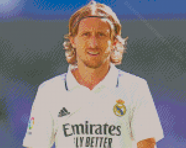 Luka Modric Diamond painting