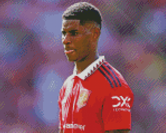 Marcus Rashford Footballer Diamond Painting