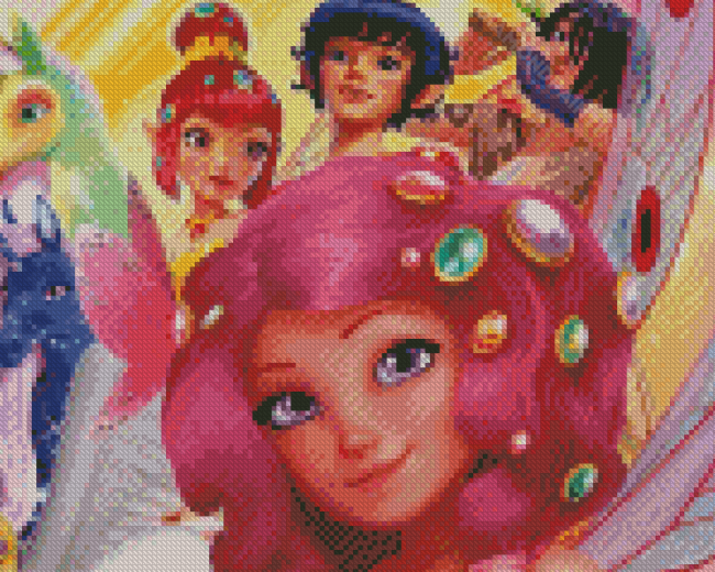 Mia And Me Characters Diamond Painting