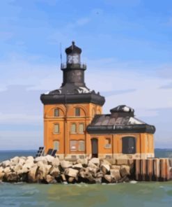 Ohio Toledo Harbor Lighthouse Diamond Painting