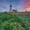 Pemaquid Point Lighthouse In Maine Diamond Painting