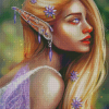 Purple Fairy Diamond Painting