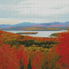 Rangeley Lake Maine Autumn Diamond Painting