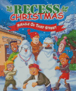 Recess Christmas Poster Diamon Painting