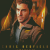 Resident Evil Chris Redfield Poster Diamond Painting