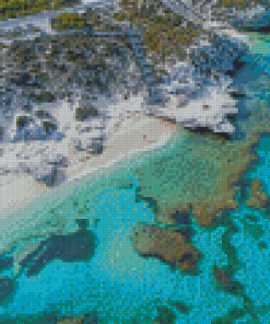 Rottnest Island Beach Australia Diamond Painting