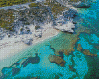 Rottnest Island Beach Australia Diamond Painting