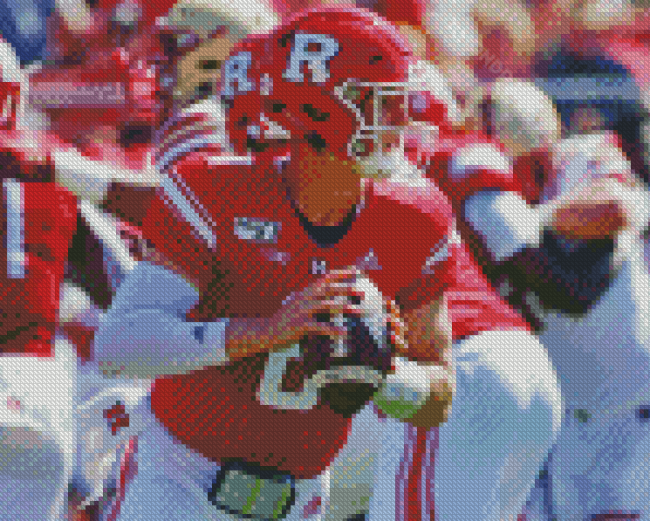 Rutgers Scarlet Knights Football Team Diamond Painting