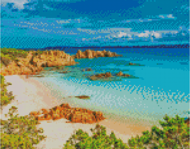 Sardinia Sea View Diamond Painting