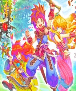 Secret Of Mana Video Game Characters Diamond Painting