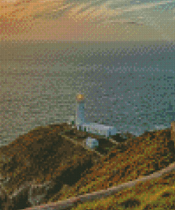 South Wales Coast Lighthouse Uk Diamond Painting